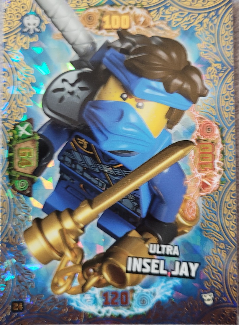Lego Ninjago Trading Card Kartenspiel Ultra Insel Jay- 24 - Serie 6