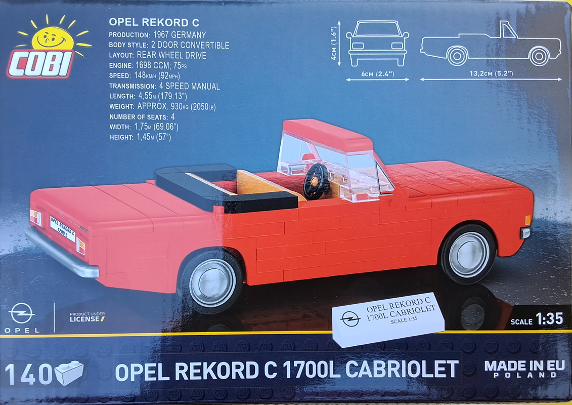 SEE11339_Cobi Opel Rekord C 1700 L Cabriolet_1