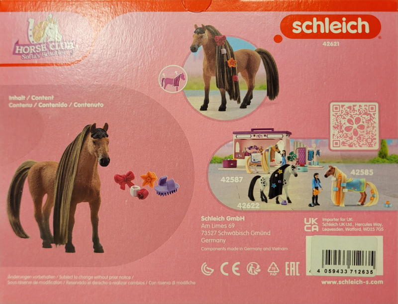 SEE11590 Schleich Horse Club Sofias Beautis Pferd zunm Striegeln 1