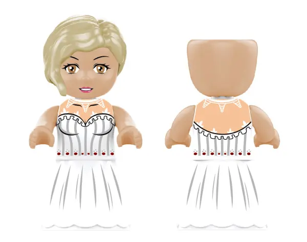 SEE11570 1 Kiddicraft KC1407 KIDDIZ Figuren-Pack_ Hochzeit