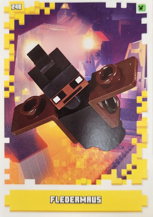 Lego Minecraft Trading Card - Fledermaus  - 248 - Serie 1