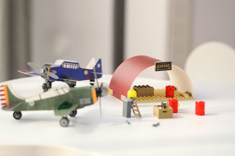 SEE11722 CaDA Elements Mighty Airplanes _226 Teile_ Flugzeuge 1