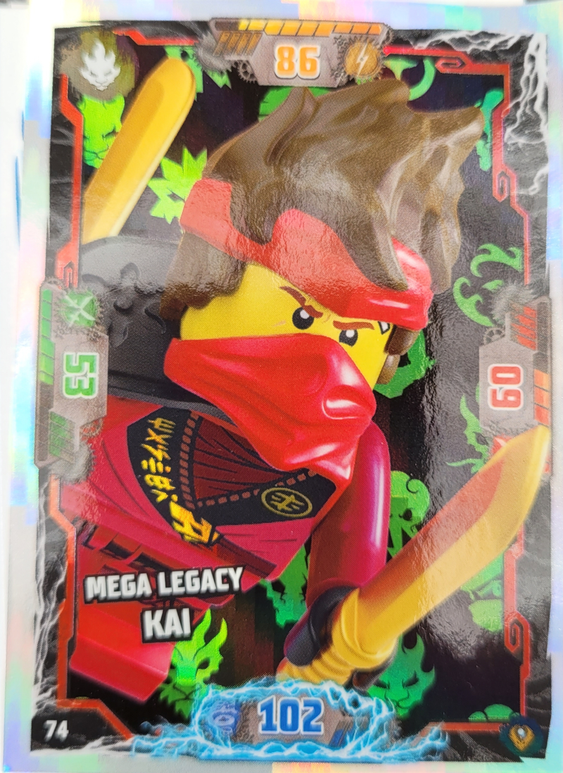 SEE11284_Lego Ninjago Trading Card -Mega Legacy kai - 74- Serie 9 next level_1 SEE11284_Lego Ninjago Trading Card -Mega Legacy kai - 74- Serie 9 next level_1
