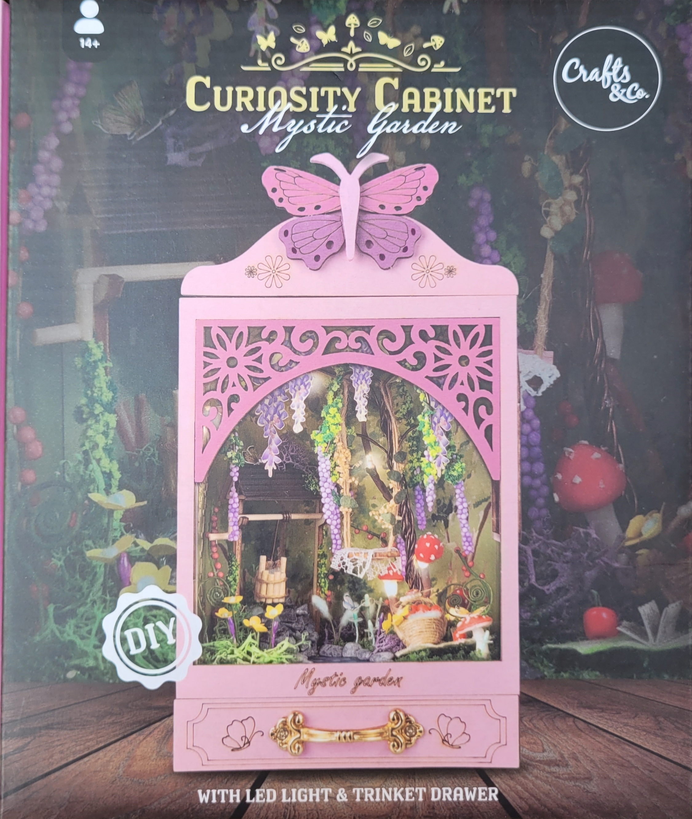 Diorama Kuriositäten Cabinet Mystischer Garten Diorama Kuriositäten Cabinet Mystischer Garten