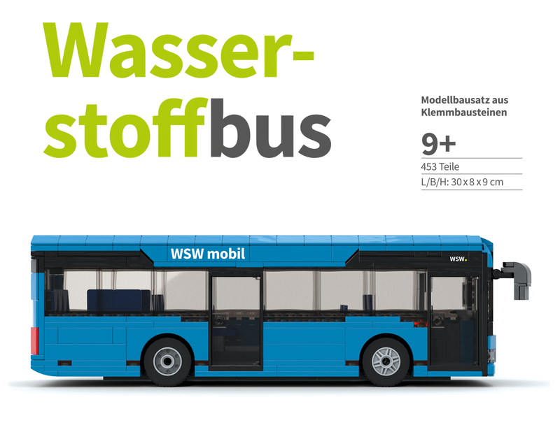 Der Klemmbaustein Wasserstoffbus Der Klemmbaustein Wasserstoffbus