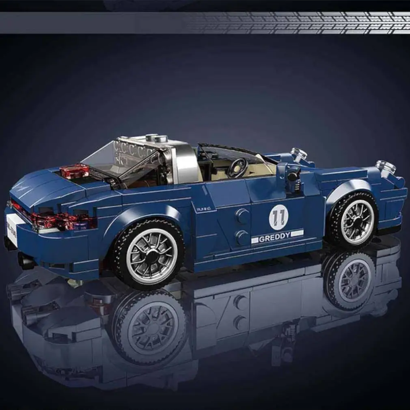 SEE11672 Mould King Tagar Sportwagen MK-27040 inkl_ Vitrine 1