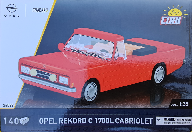 SEE11339_Cobi Opel Rekord C 1700 L Cabriolet_1 SEE11339_Cobi Opel Rekord C 1700 L Cabriolet_1