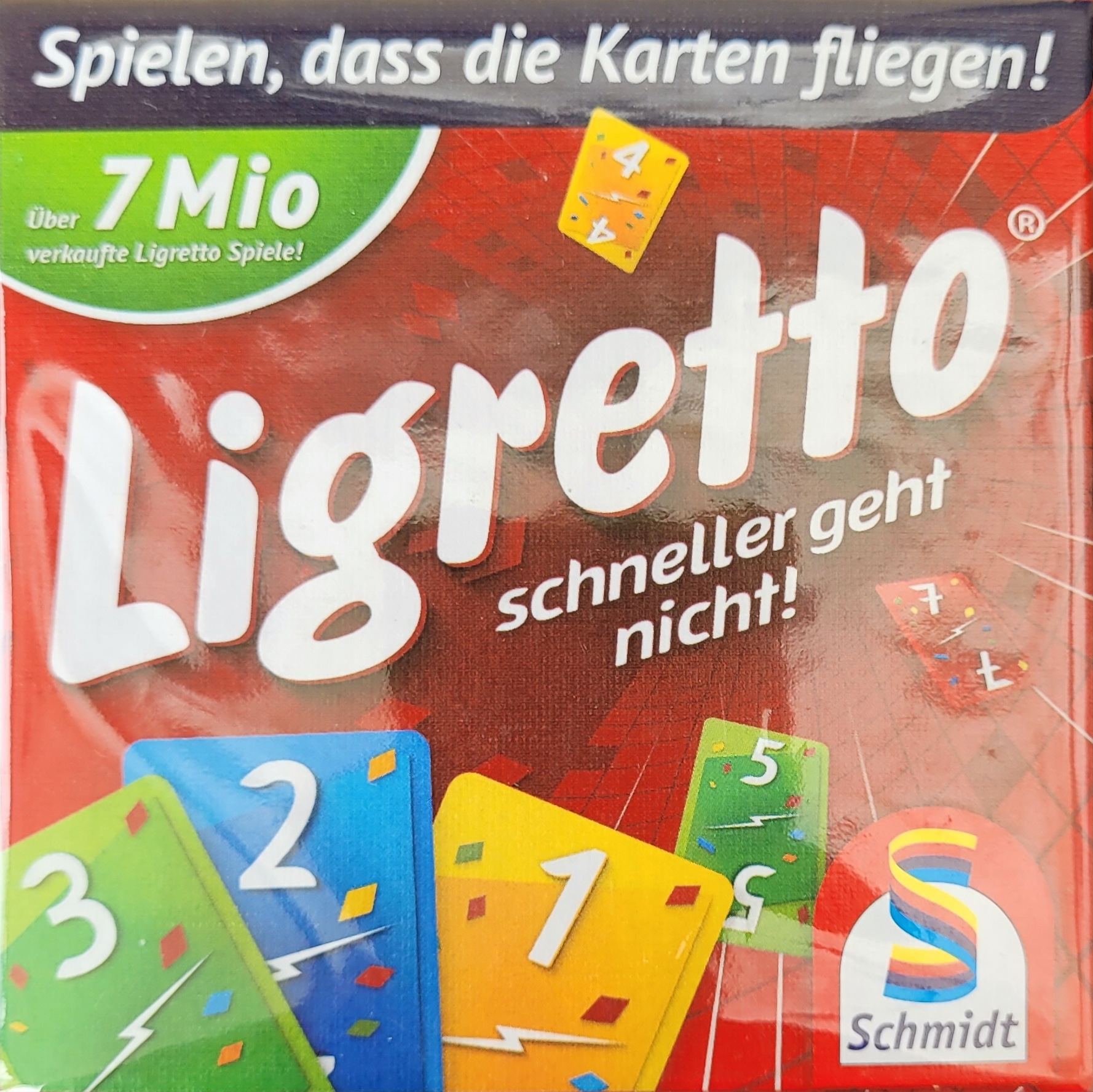 Ligretto verschiedene Farben, Kinder und Erwachsenen Version