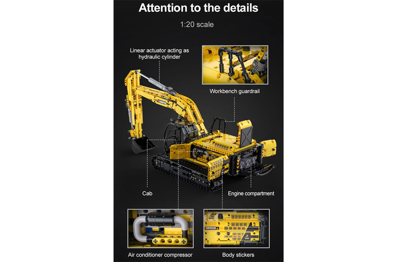 SEE11603 CaDA Bagger 1_20 C61082W 01SEE11603 CaDA Bagger 1_20 C61082W 01