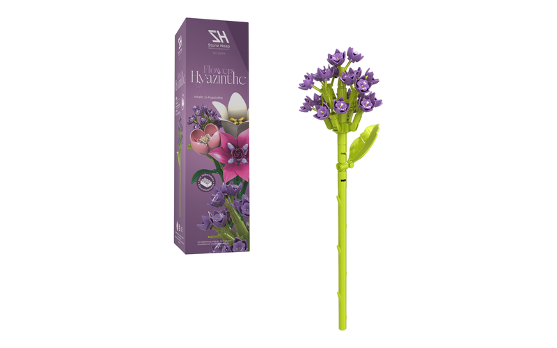 Stoneheap klemmbnaustien Blume Hyazinthe