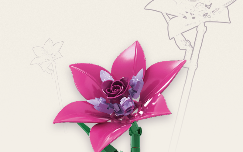 Stoneheap klemmbnaustien Blume Lilie
