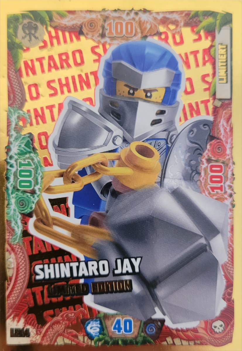 Lego Trading Card Kartenspiel Ninjago -Shintaro Jay - LE14 Lego Trading Card Kartenspiel Ninjago -Shintaro Jay - LE14