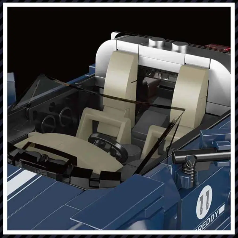 SEE11672 Mould King Tagar Sportwagen MK-27040 inkl_ Vitrine 1