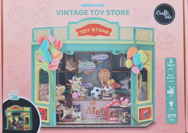 Diorama Vintage Toy Store / Spielzeugladen