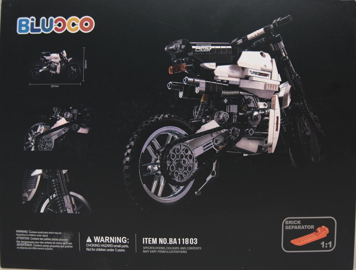 BLUCCO White Knight Motorrad BLUCCO White Knight Motorrad