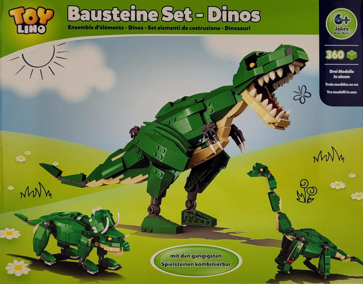 Gudi Dinosausier - Drei Modelle in einem