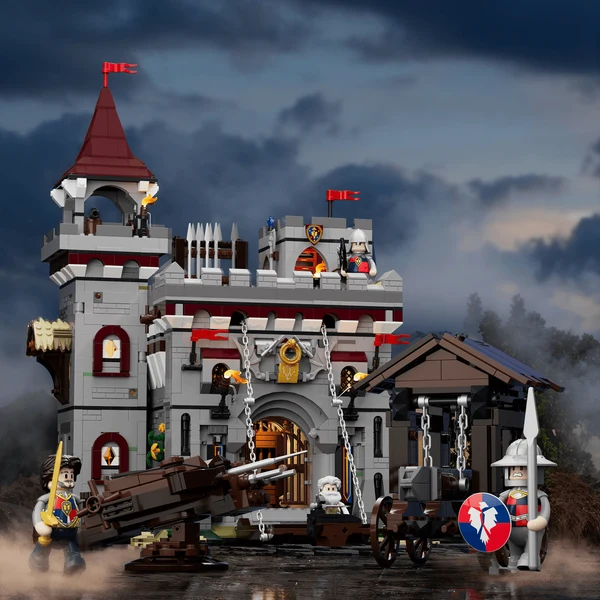 SEE11875 Lumibricks 12011 Waffenlager der Burg 01 Die Ritterburg aus Klemmbausteinen