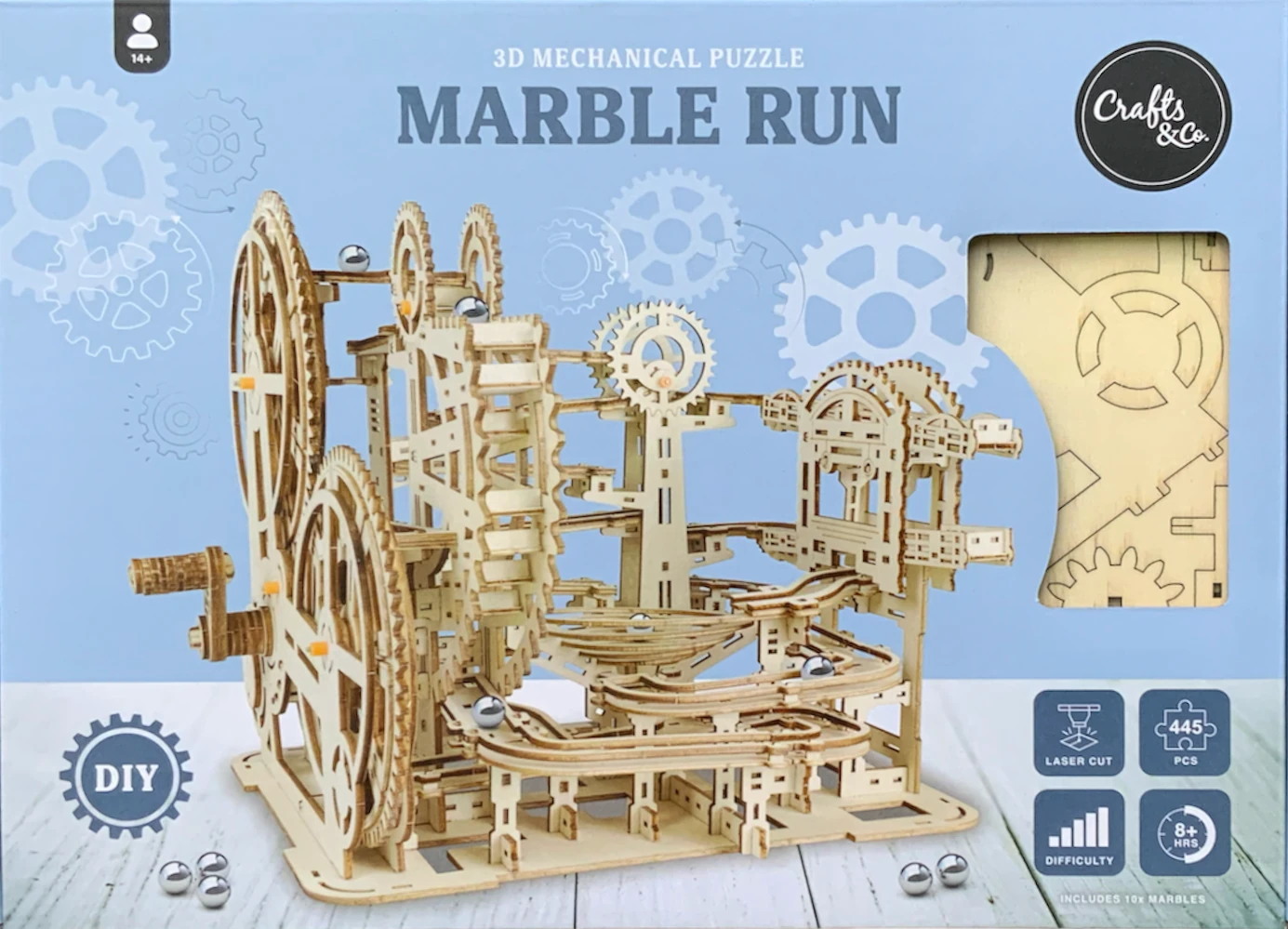 Mechanisches 3D Puzzle Kugelbahn