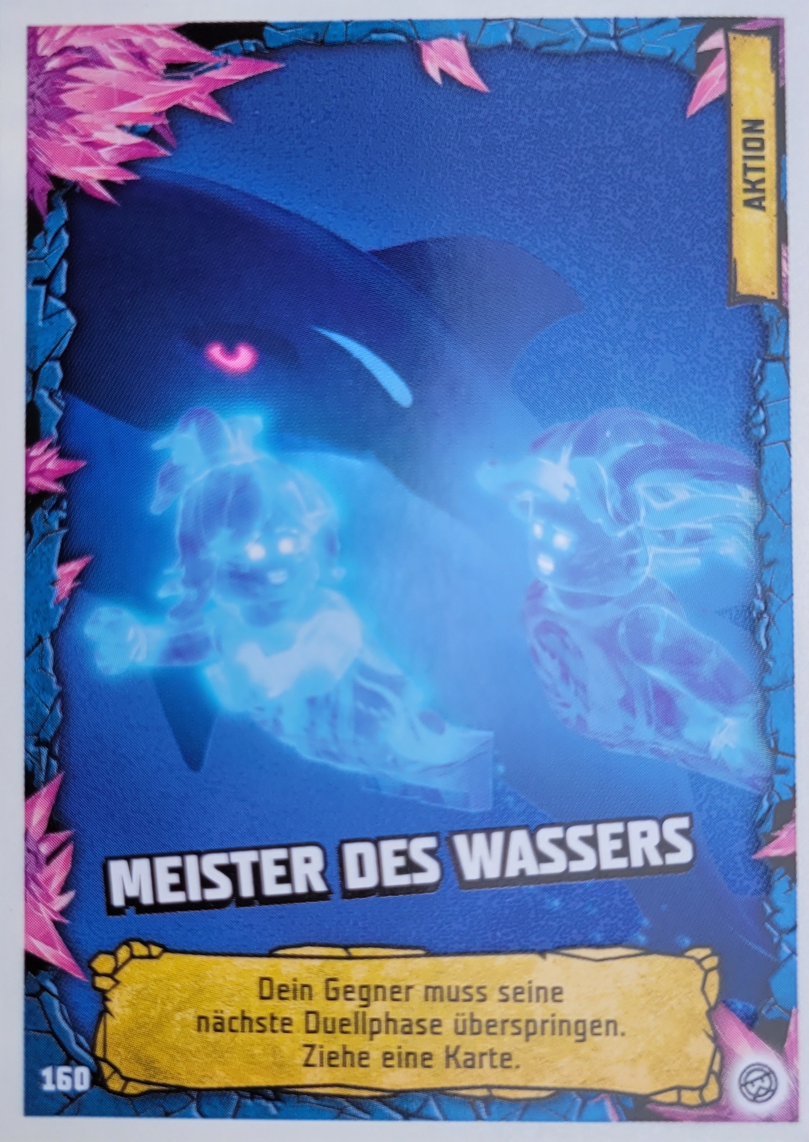 Lego Ninjago Trading Card -  Meister des Wassers - 160 - Serie 8