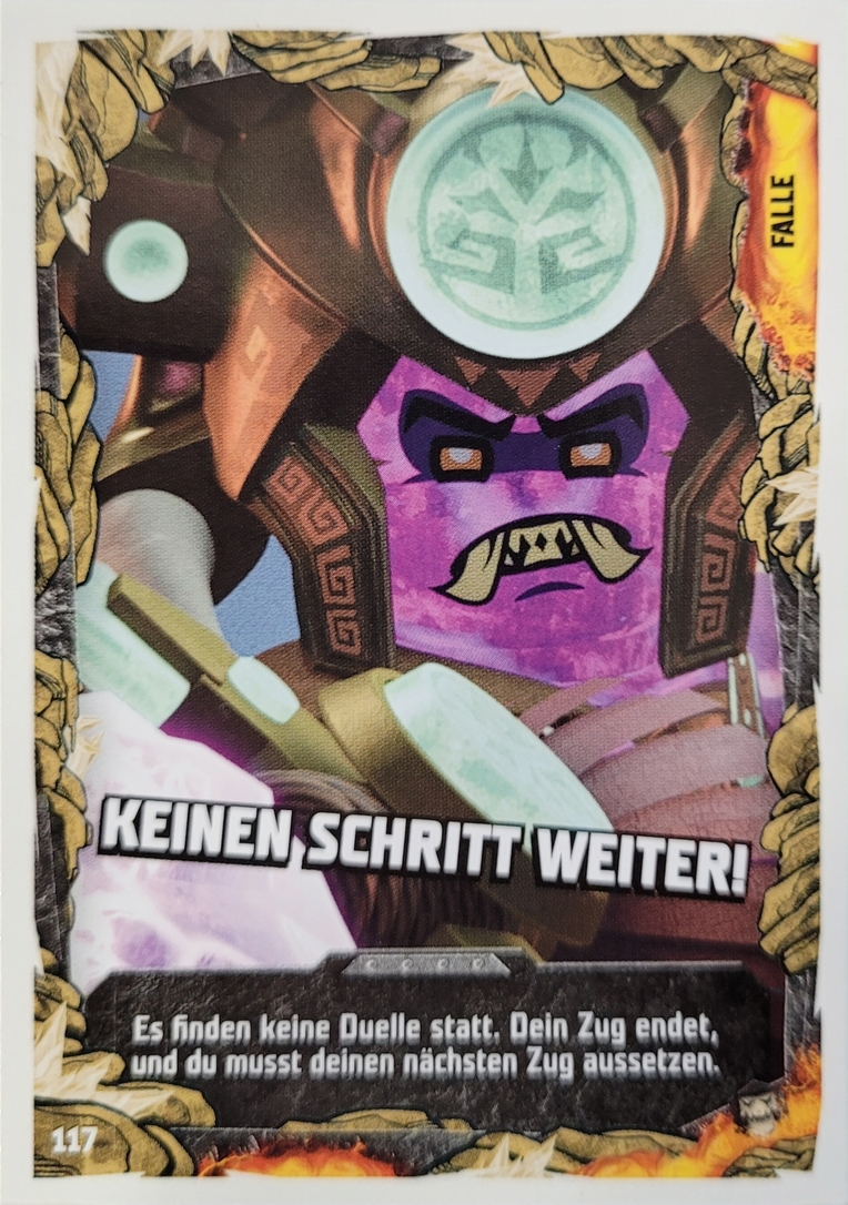 Lego Ninjago Trading Card - keinen Schritt weiter - 74 - Serie 6