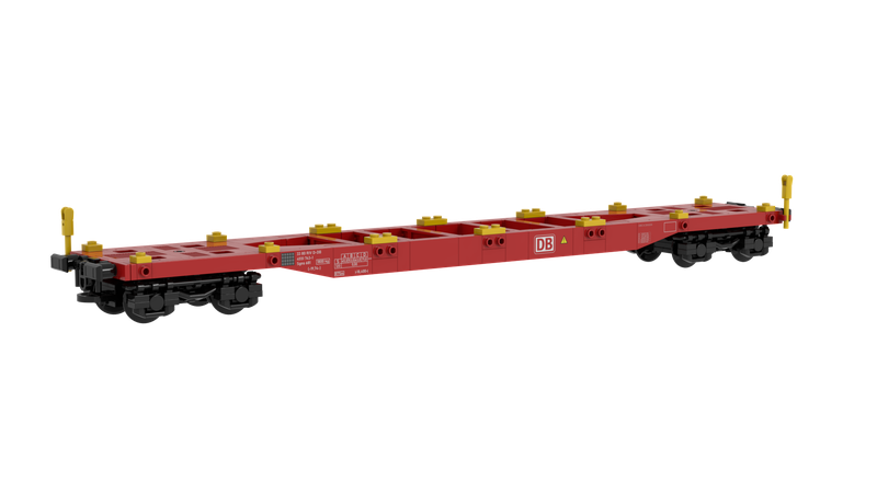 Für den effizenten Transport von Containern bietet sich auch in der Klammbausteinwelt die Eisenbahn an