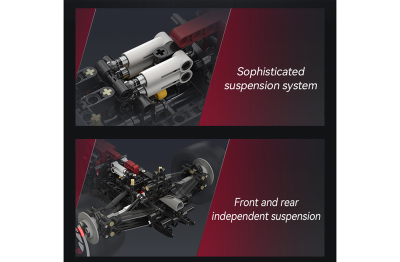 SEE11557 CaDA Alfa Romeo Racing 1_8 01 Klemmbausteinset