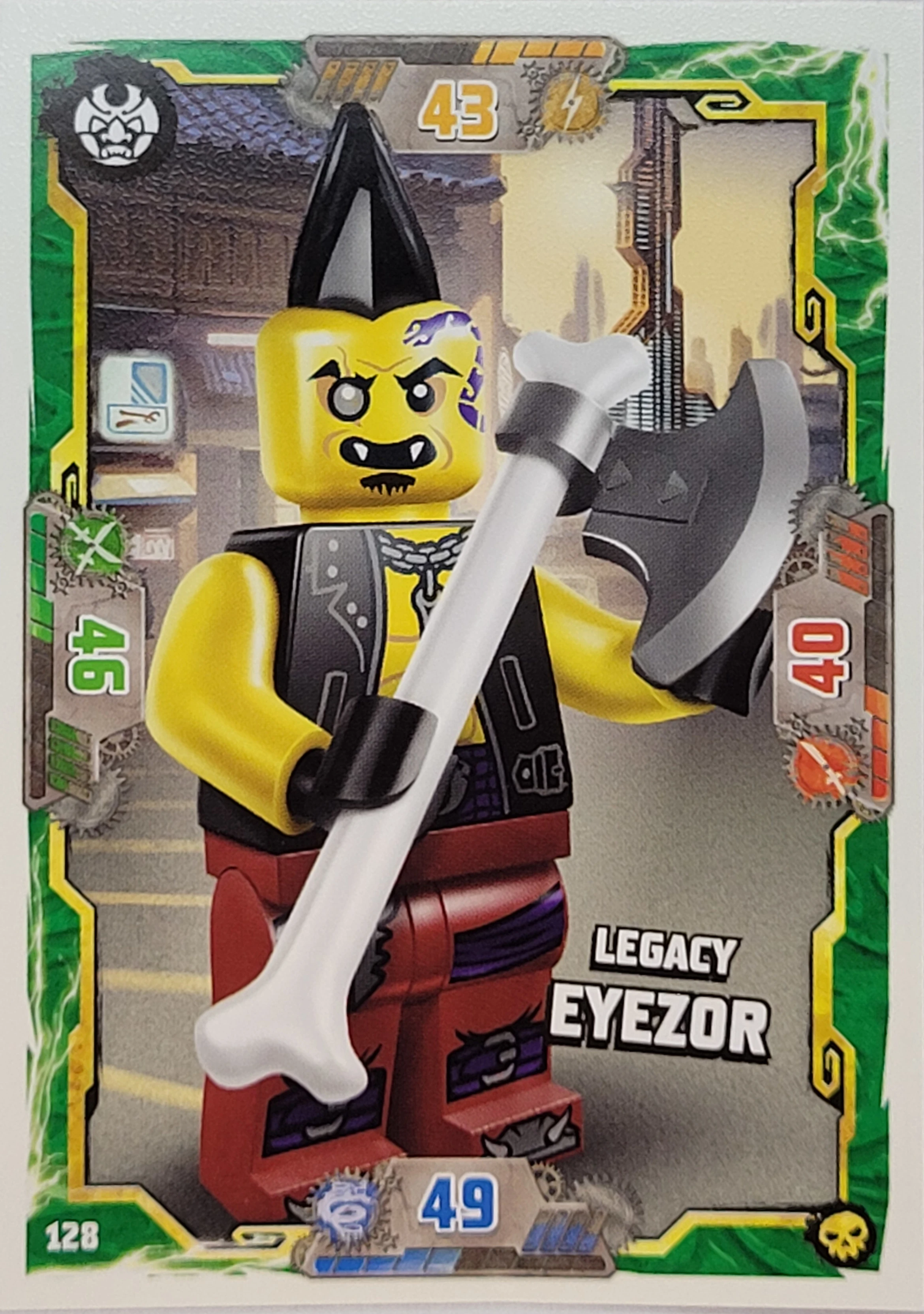 Lego Ninjago Trading Card Kartenspiel Legacy Eyezor - 128 - Serie 6