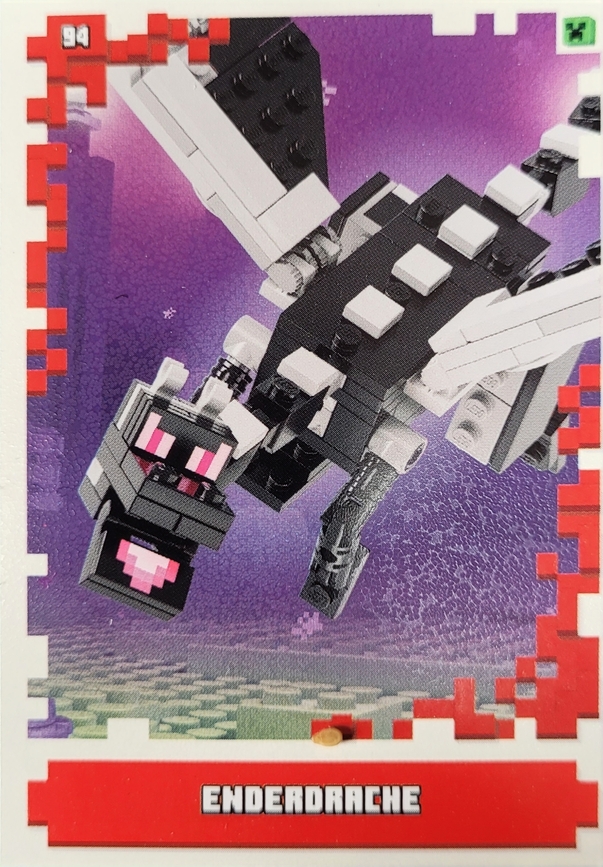 Lego Minecraft Trading Card - Enderdrache  - 094 - Serie 1