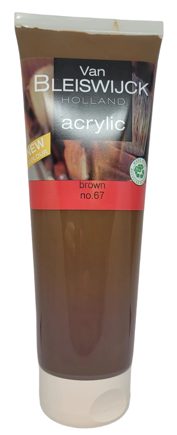 Acryl Farbe 250 ml brown No. 67 braun