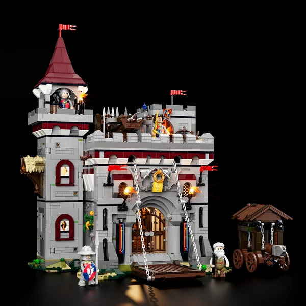 SEE11875 Lumibricks 12011 Waffenlager der Burg 01 Die Ritterburg aus Klemmbausteinen