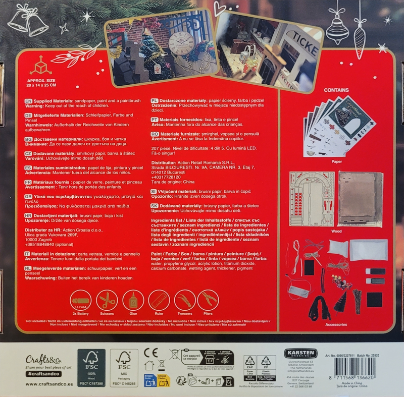 SEE11638 Diorama Booknock Weihnachtszug Christmas Express 1