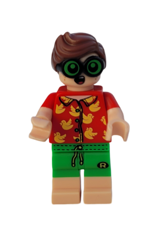 Lego Minifigur Vacation Robin, The LEGO Batman Movie, Series 2, coltlbm32 Lego Minifigur Vacation Robin, The LEGO Batman Movie, Series 2, coltlbm32