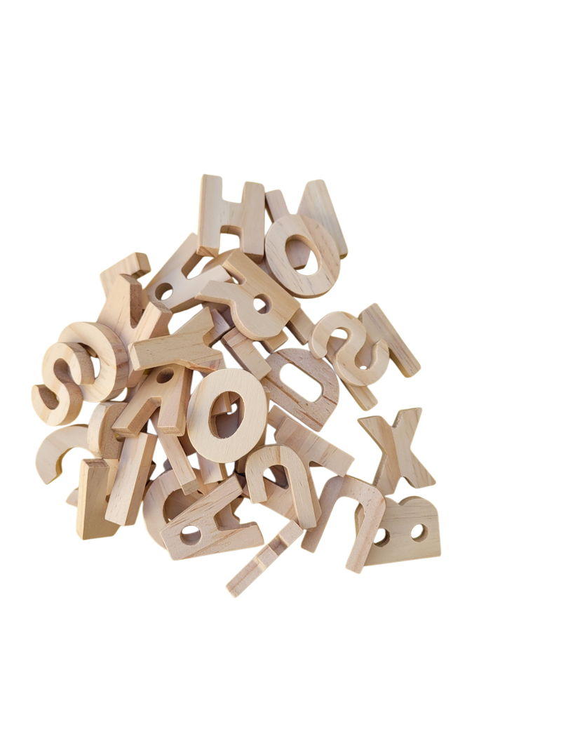 SEE11829 Buchstaben aus Holz_ natur Alpabet zum gestalten 1