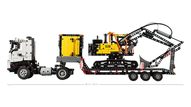 SEE11517 Lego 42175 Volvo FMX LKW mit EC230 Electric Raupenbagger 1