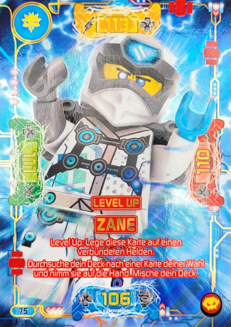 SEE11273_Lego Ninjago Trading Card -Level Up Zane- 75- Serie 5 next level_1 SEE11273_Lego Ninjago Trading Card -Level Up Zane- 75- Serie 5 next level_1