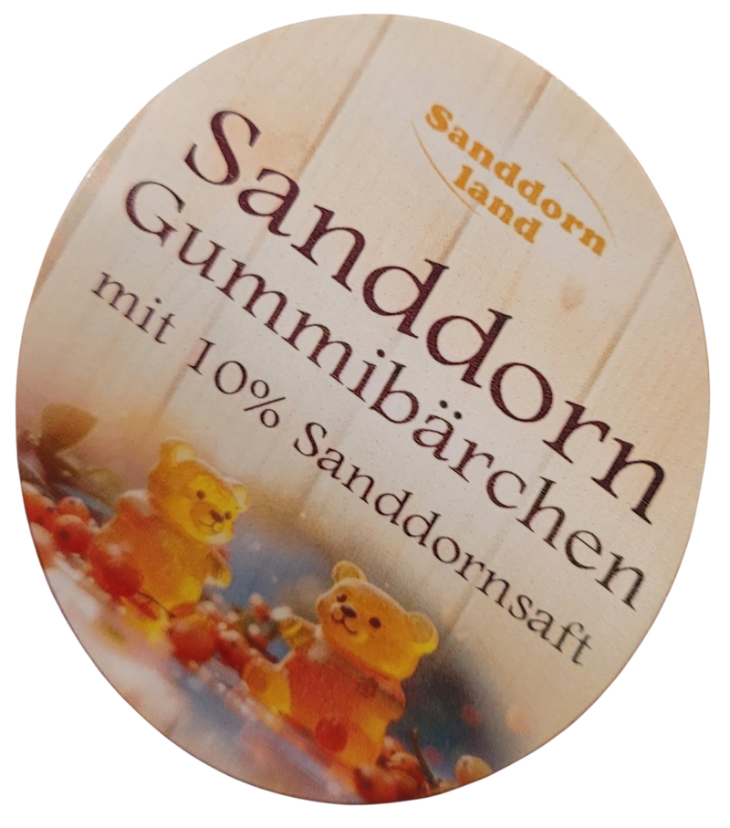 SEE11791 Sanddorn-Gummibaeren Gluecksmomente 100g 1