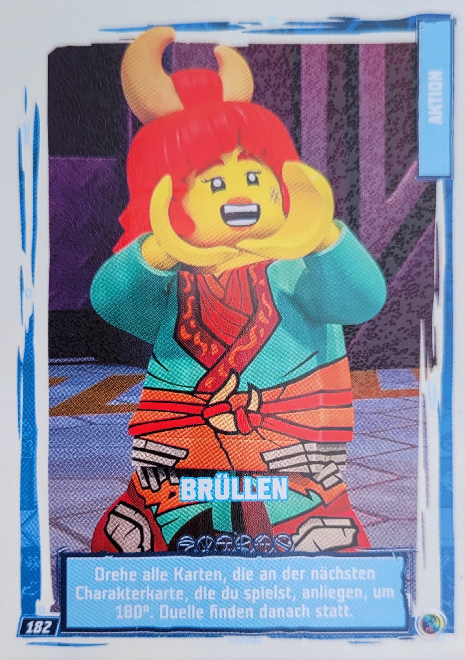 Lego Ninjago Trading Card -  Brüllen - 182 - Serie 9