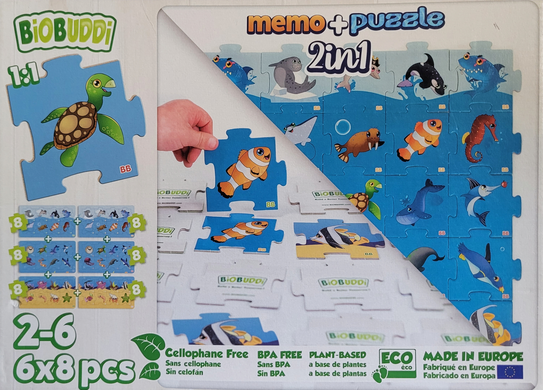 BioBudi Kinder Puzzle Memory 