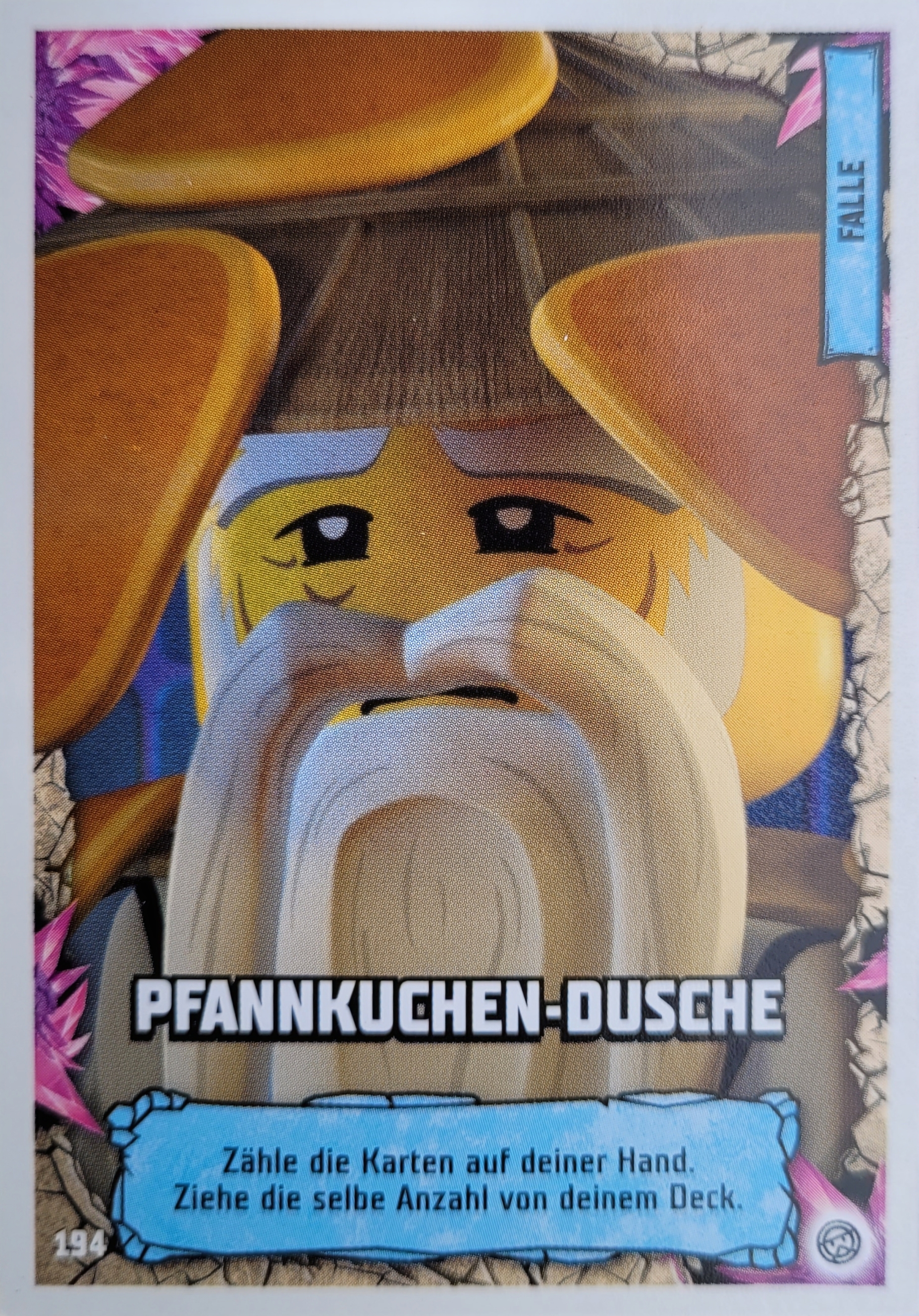 Lego Ninjago Trading Card -  Pfannkuchen-Dusche - 194 - Serie 8