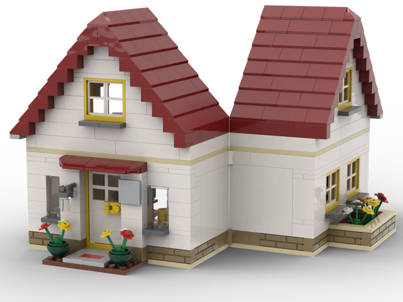 Das kleine Speilhaus aus Klemmbausteinen inkl Figuren