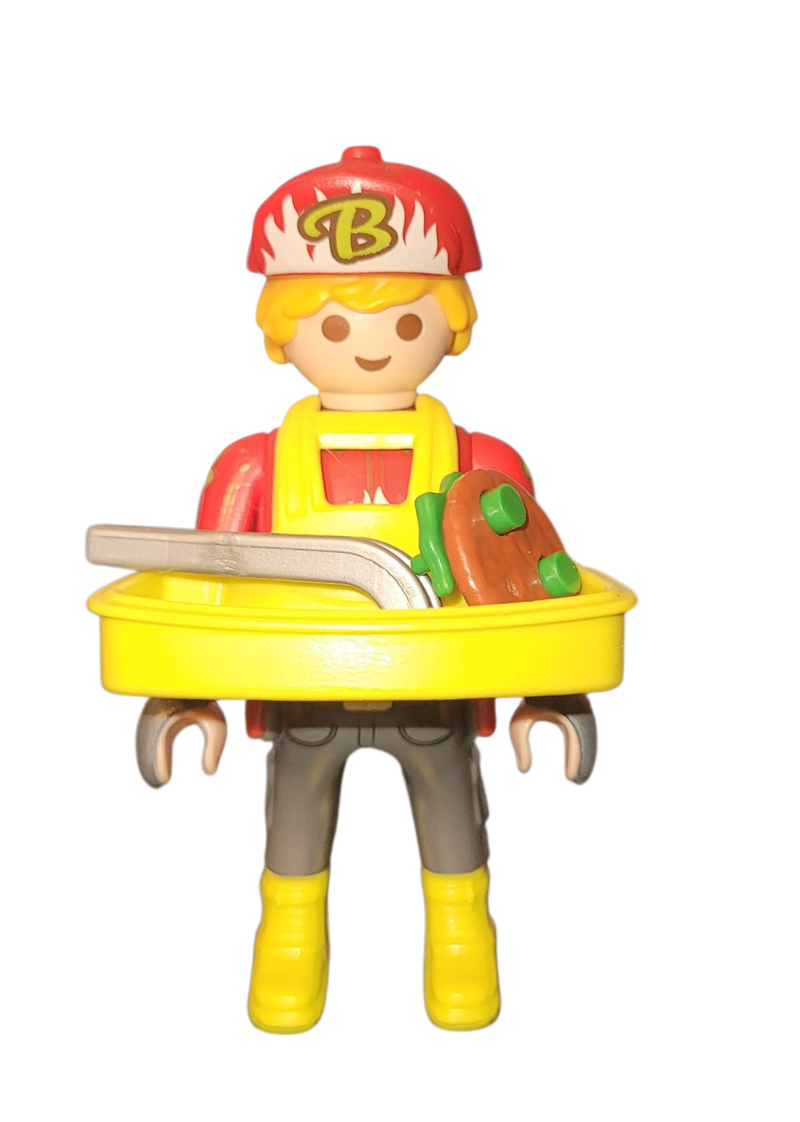 Playmobil 71455 Sammelfiguren Serie 25 Burger Verkäufer fast Food Pommes