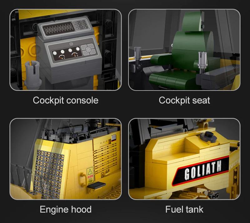 SEE11602 CaDA Goliath Bulldozer 1_16 C61056W 01