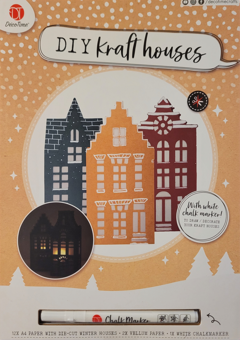 SEE10890 Bastel Haeuser DIY zum Selbergestalten 1