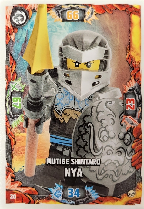 Lego Ninjago Trading Card - Mutige Shintaro NYA - 20 - Serie 6