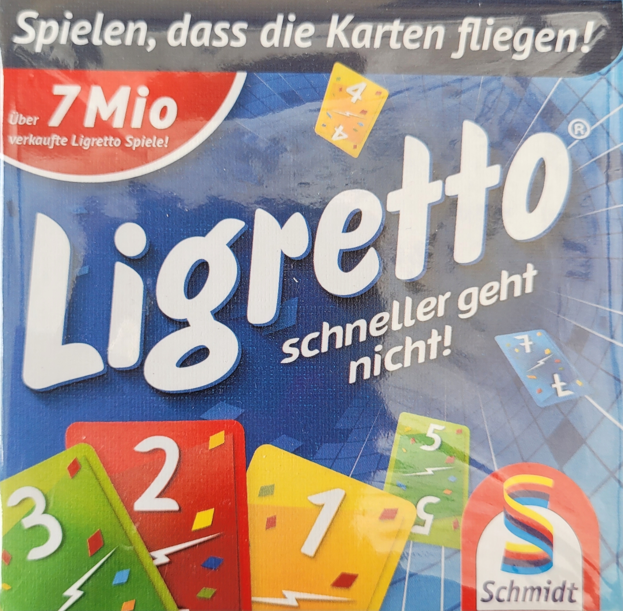 Ligretto verschiedene Farben, Kinder und Erwachsenen Version