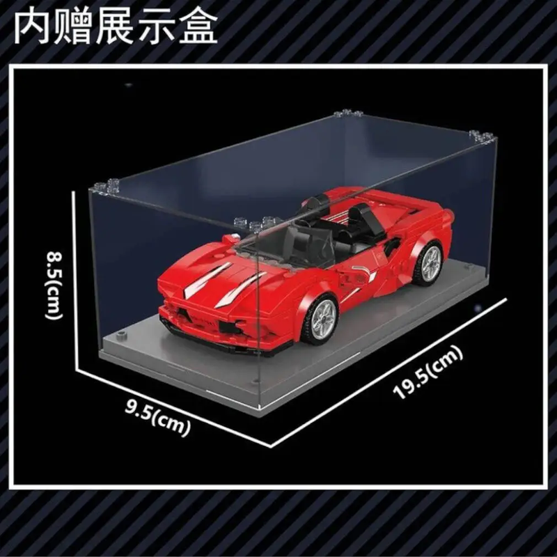 SEE11673 Mould King F8 Sportwagen MK-27041 inkl_ Vitrine 1