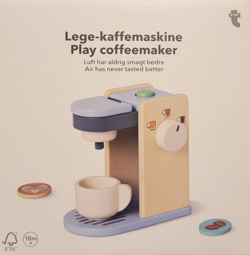 SEE11662 Kaffeemaschine und Keksdose mit Keksmischung aus Holz 1