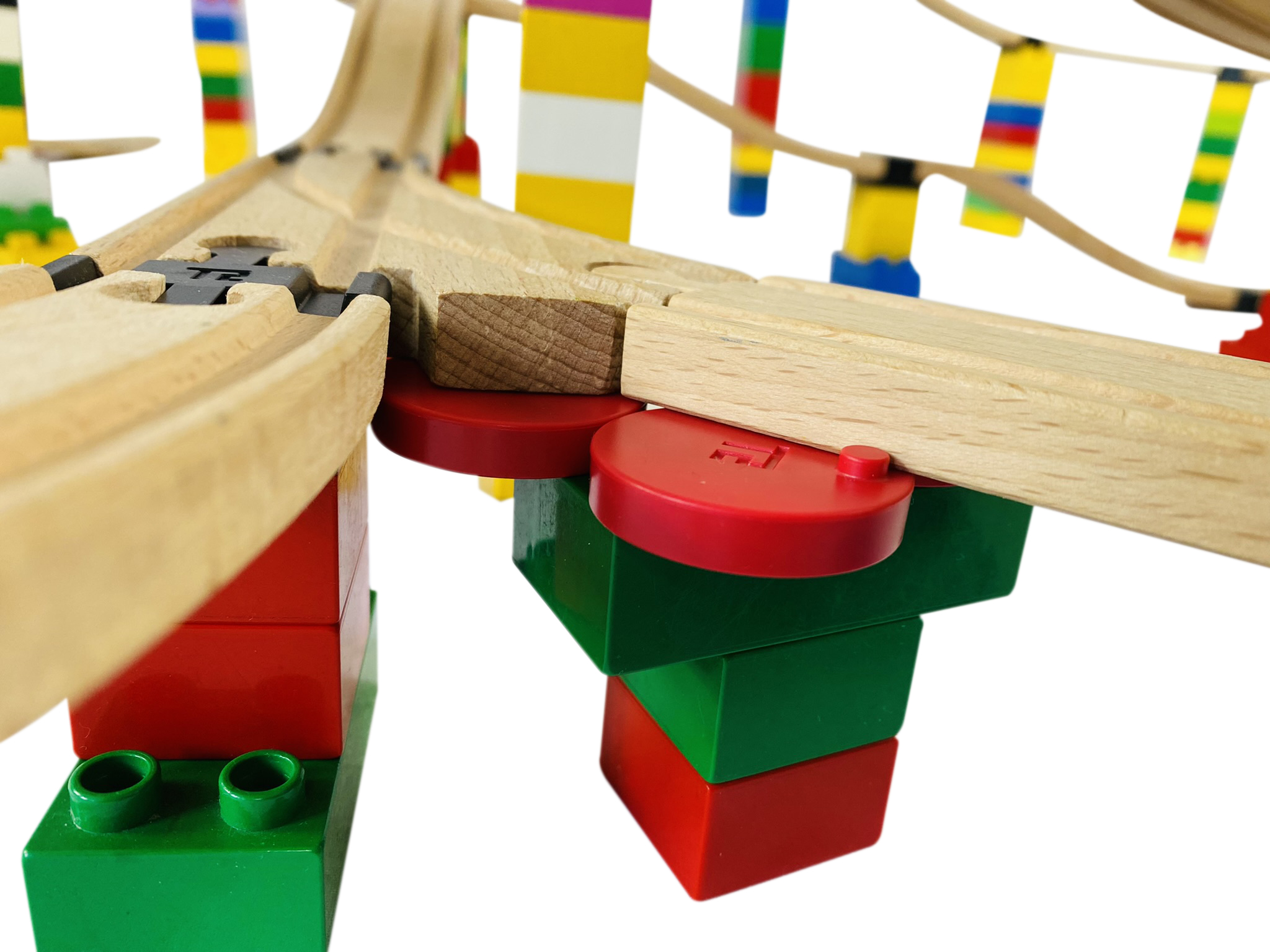 Track Connectors Builderset 22 Für die Holzeisenbahn