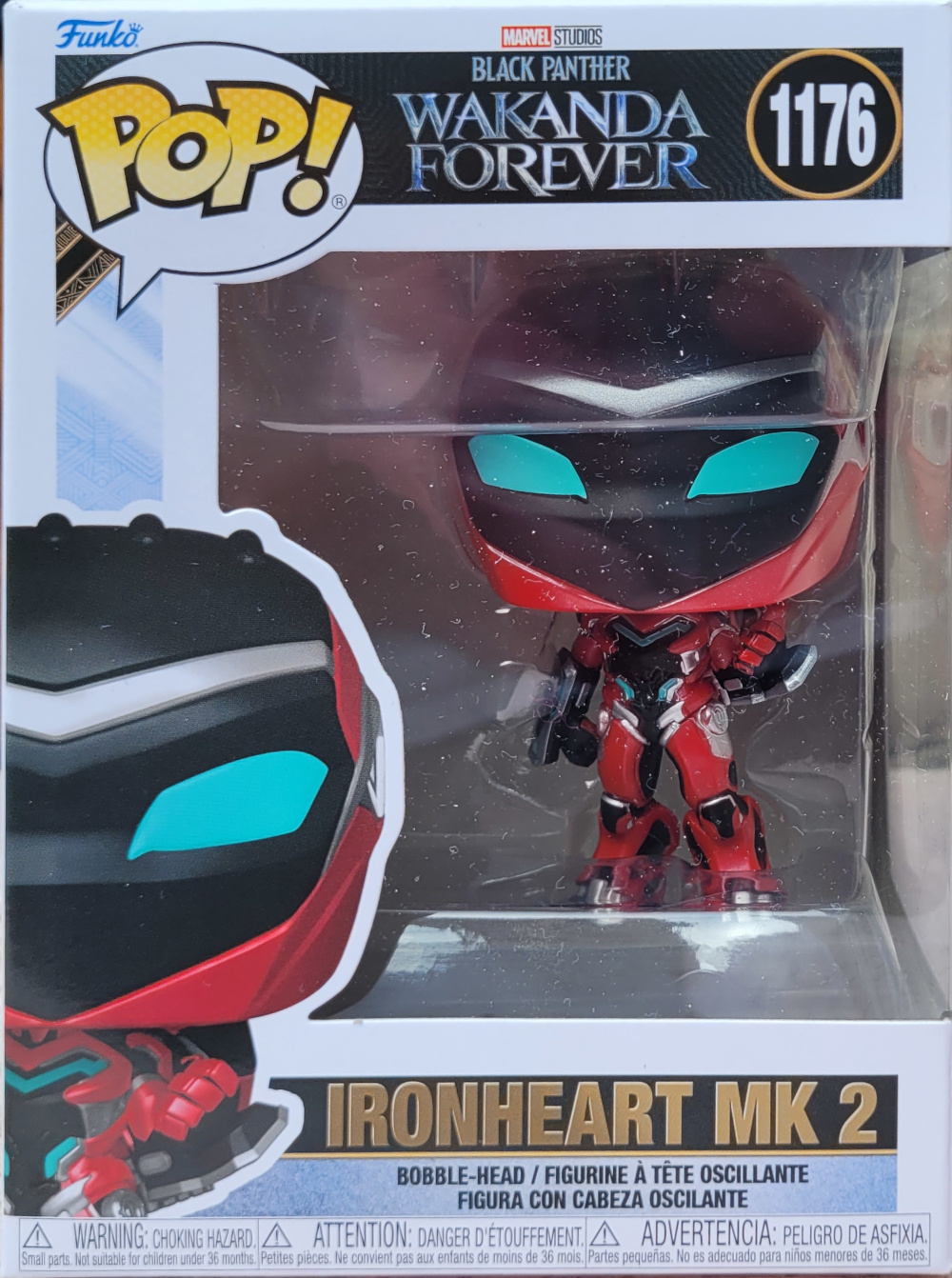 Funcko Pop 1176 Black Panther Wakanda Forever Ironheart MK 2