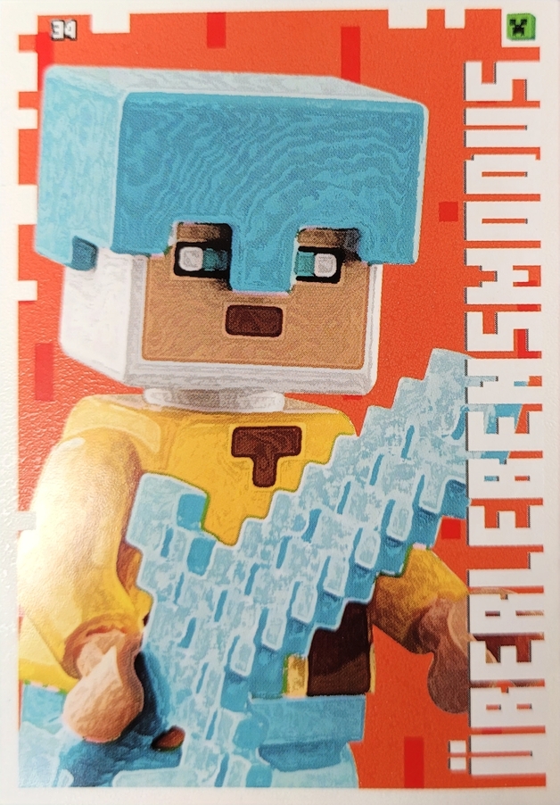 Lego Minecraft Trading Card - Überlebensmodus - 034 - Serie 1